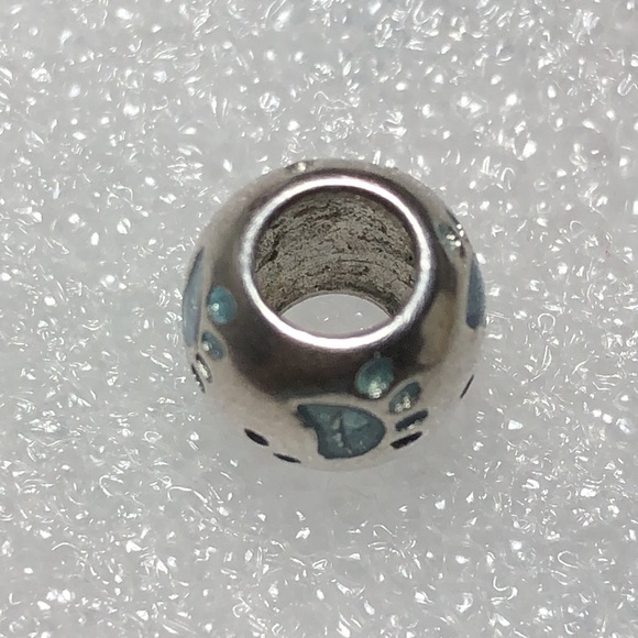 Paws sterling charm bead - Picture 2 of 3